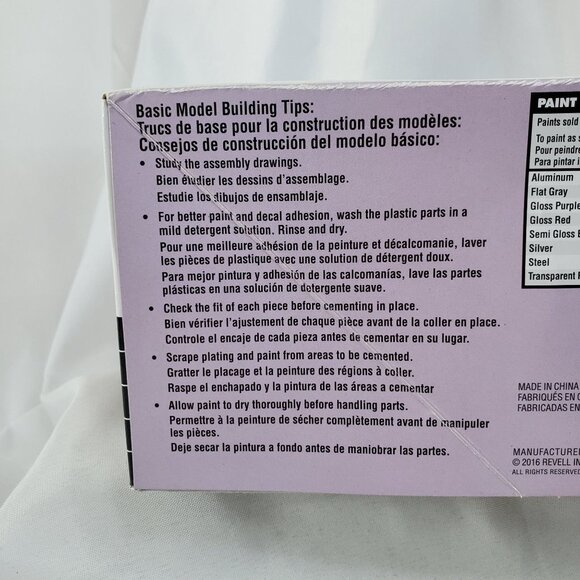 Monogram Purple 1955 Ford F-100 Pickup Street Rod 1/24 MODEL CAR Kit NIOB - Picture 6 of 8